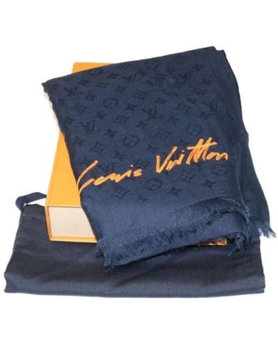 Louis Vuitton Sciarpa usata - Blu