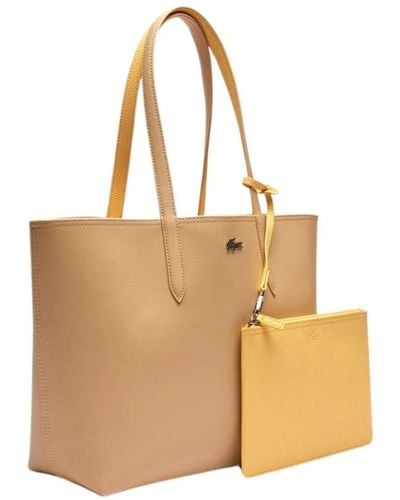 Lacoste Tote Bags - Natural
