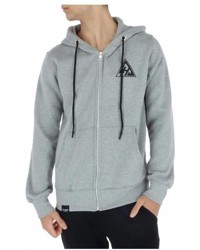 Les Hommes Sweatshirts & hoodies > zip-throughs - Gris