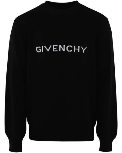 Givenchy Round-Neck Knitwear - Black