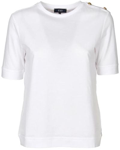 Fay T-shirts - Blanco