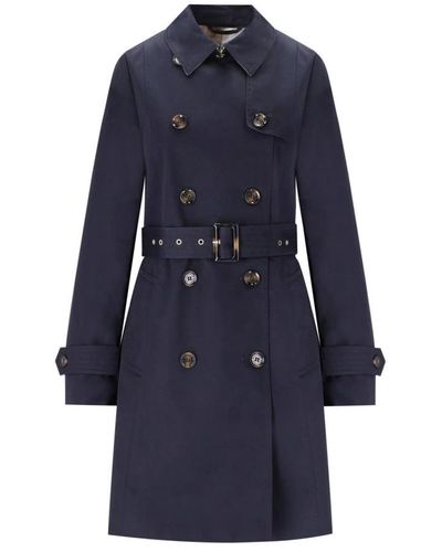 Barbour Overcoat & Trench Coat - Blue