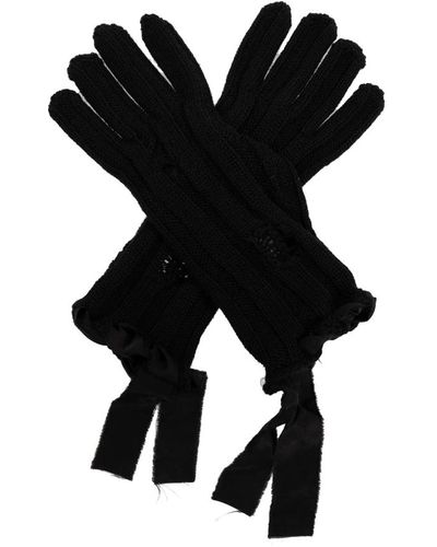 MM6 by Maison Martin Margiela Accessories > gloves - Noir