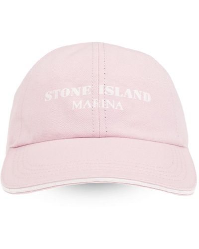 Stone Island Cappello a sei pannelli (rosa)