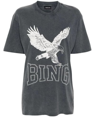 Anine Bing T-Shirts - Grey