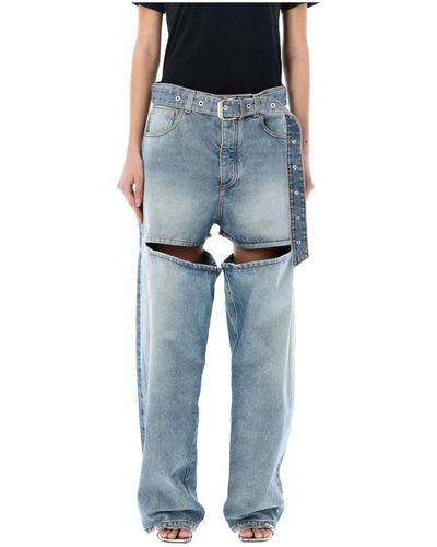 Ssheena Jeans > loose-fit jeans - Bleu