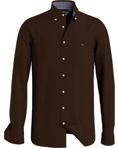 Tommy Hilfiger Casual Shirts - Brown