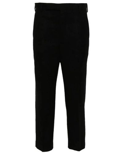 Rick Owens Cropped Trousers - Black