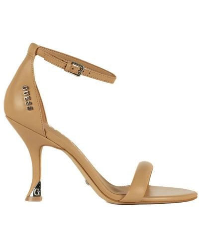 Guess High Heel Sandals - Metallic