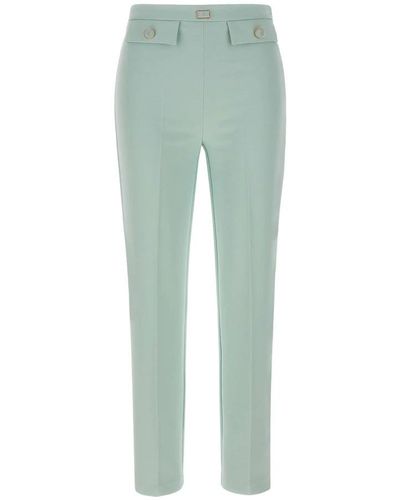 Elisabetta Franchi Slim-Fit Trousers - Green