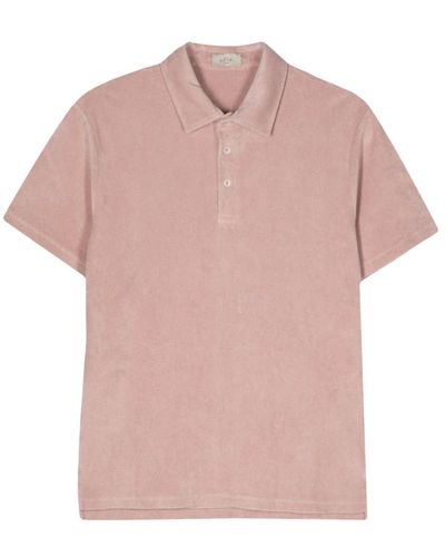 Altea Smith towelling polo shirt - Pink