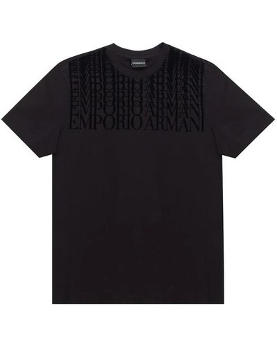 Emporio Armani T-Shirts - Black