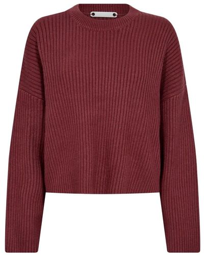 co'couture Rowcc crop strickpullover - Rot