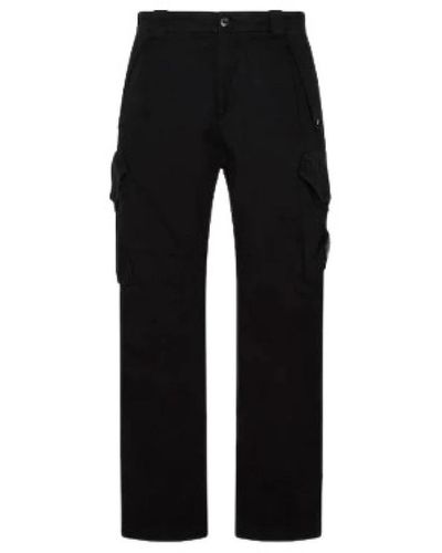 C.P. Company Straight Pants - Black