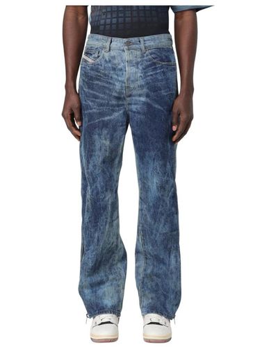 DIESEL Klassische denim jeans für den alltag - Blau