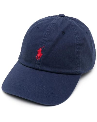 Ralph Lauren Blu rosso newport cappello