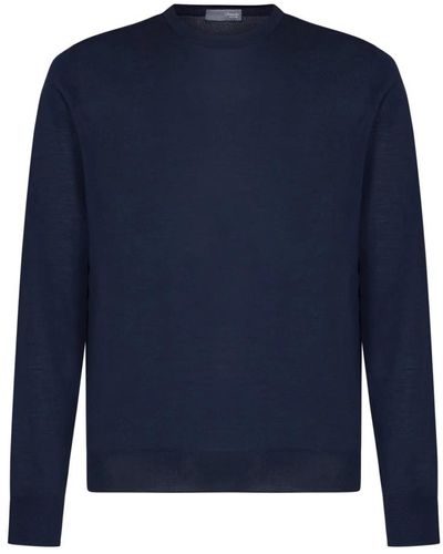 Drumohr Knitwear > round-neck knitwear - Bleu