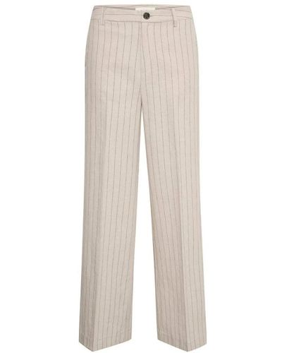 Part Two Straight Trousers - Natural
