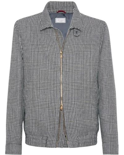 Brunello Cucinelli Light Jackets - Grey