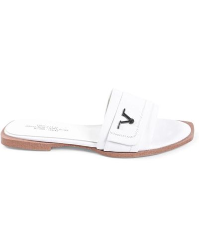 19V69 Italia by Versace Shoes > flip flops & sliders > sliders - Blanc