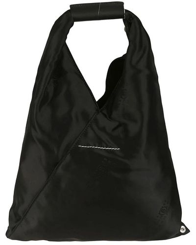 MM6 by Maison Martin Margiela Tote Bags - Black