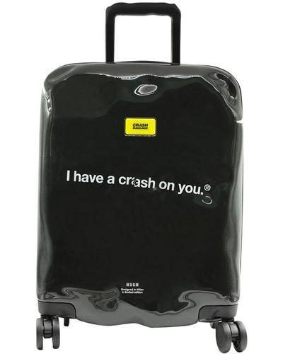 MSGM Schwarze koffer mit innentaschen