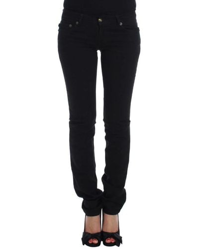 Roberto Cavalli Cotton stretch slim skinny fit jeans - Nero