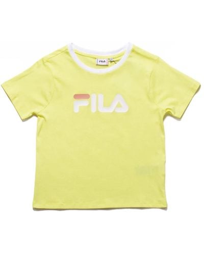 Fila T-shirts - Gelb