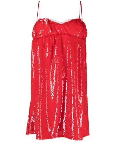 Ganni Mini-Kleid - Rot
