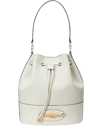 Ralph Lauren Elegante borsa a secchiello da donna - Bianco
