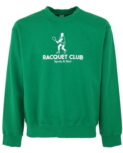 Sporty & Rich Racquet Club Crewneck - Grün