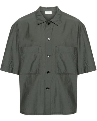 Lemaire Short Sleeve Shirts - Grey