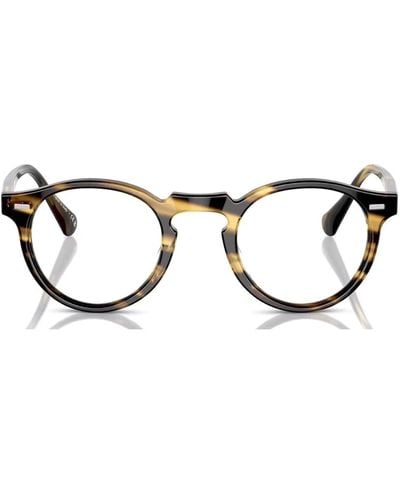 Oliver Peoples Montatura occhiali gregory peck large - Marrone