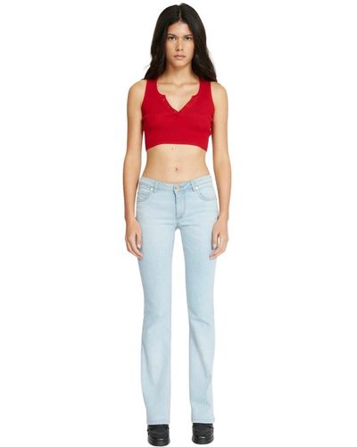 Silvian Heach Jeans flare - Rosso