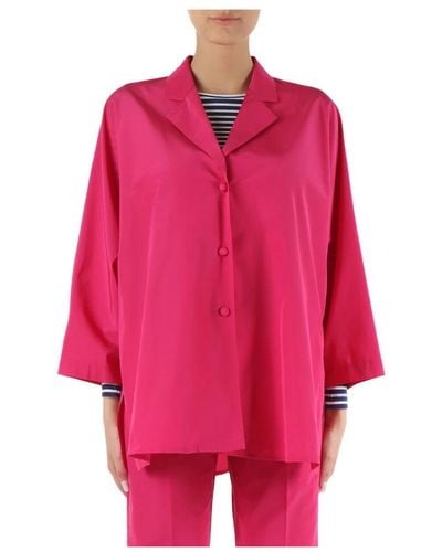 Pennyblack Oversize taffeta shirt - Pink