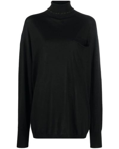Quira Knitwear > turtlenecks - Noir