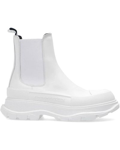 Alexander McQueen Chelsea Boots - White