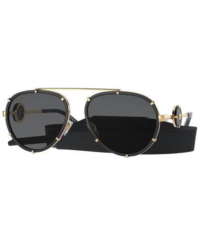 Versace Sonnenbrillen occhiali da sole ve2232 143887 con laccio - Schwarz