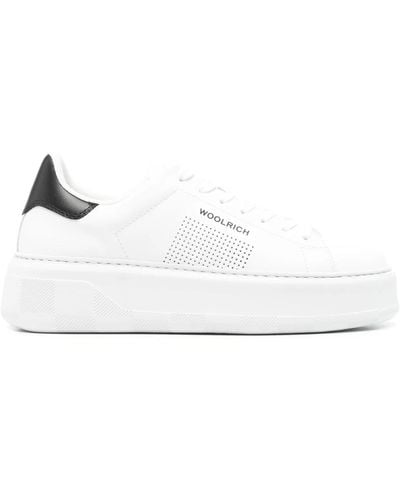 Woolrich Chunky court sneakers - Bianco