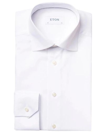 Eton Shirts > formal shirts - Blanc