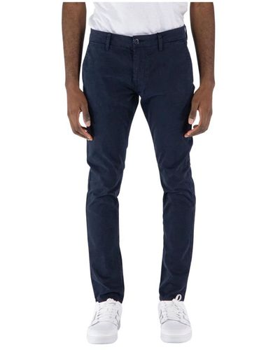 Guess Slim-Fit Trousers - Blue