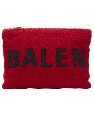 Balenciaga Stoff clutches - Rot