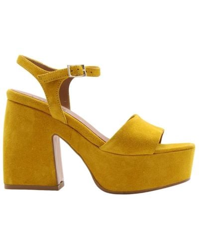 Carmens High Heel Sandals - Yellow