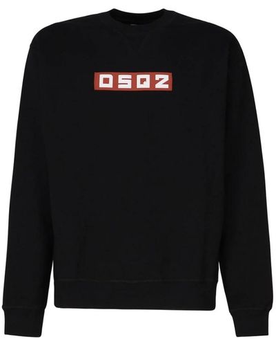 DSquared² Stilvolle sweatshirts und hoodies - Schwarz