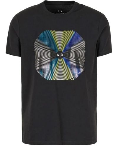 Armani Exchange Schwarze t-shirts