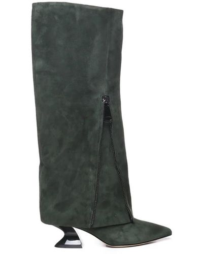 Alchimia Heeled Boots - Green