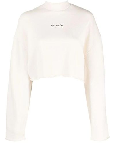 Halfboy Sweatshirts - White