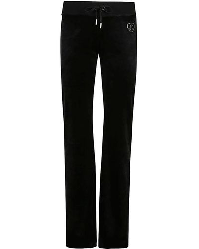 Juicy Couture Straight Trousers - Black