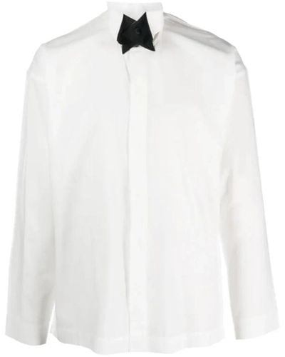 Issey Miyake Casual Shirts - White
