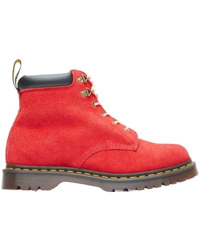 Dr. Martens Shoes > boots > lace-up boots - Rouge